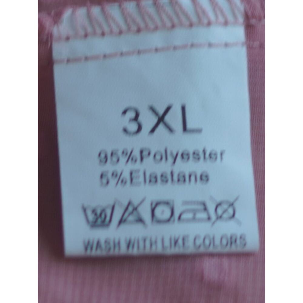 Plus Size 3XL Dusty Pink Sheer Swiss Dot Tie Front Babydoll Top - Picture 6 of 9